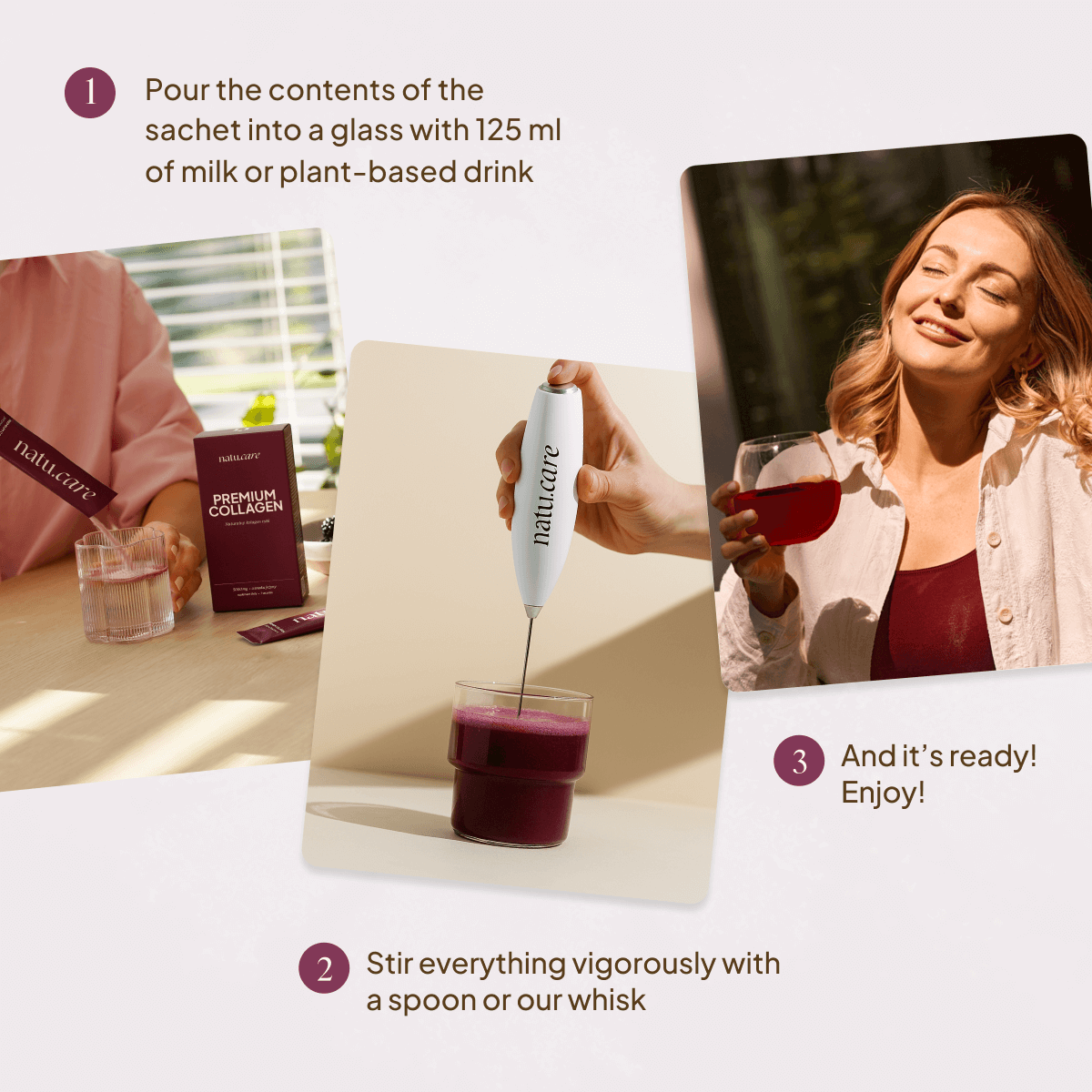Premium Collagen Beauty 5000 mg, Blackberry: 7 sachets