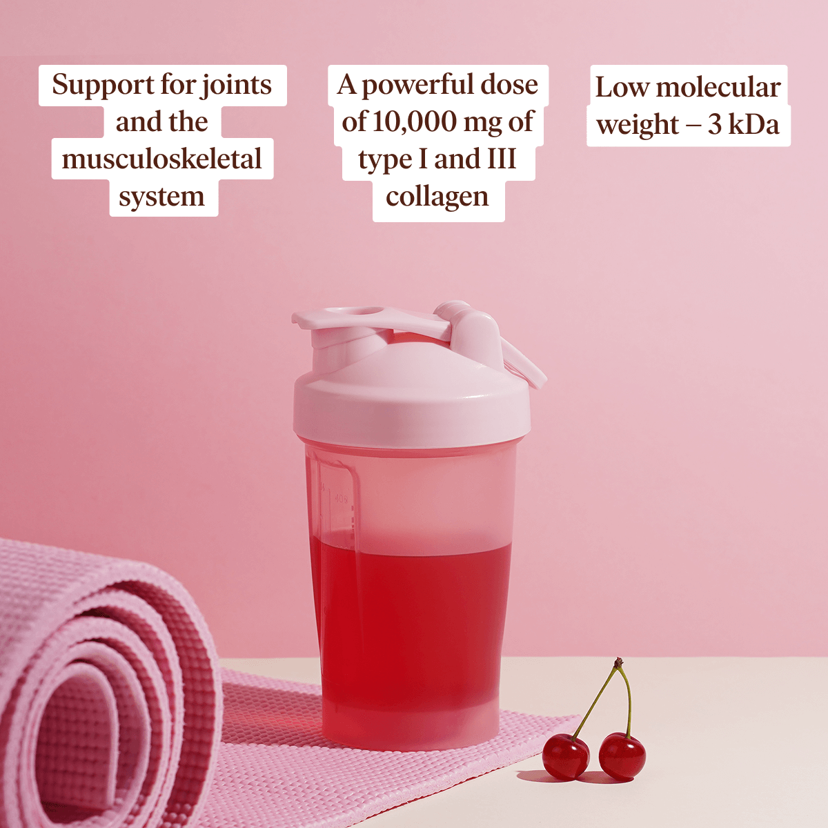 Premium Collagen Sport 10000 mg, Ciliegia