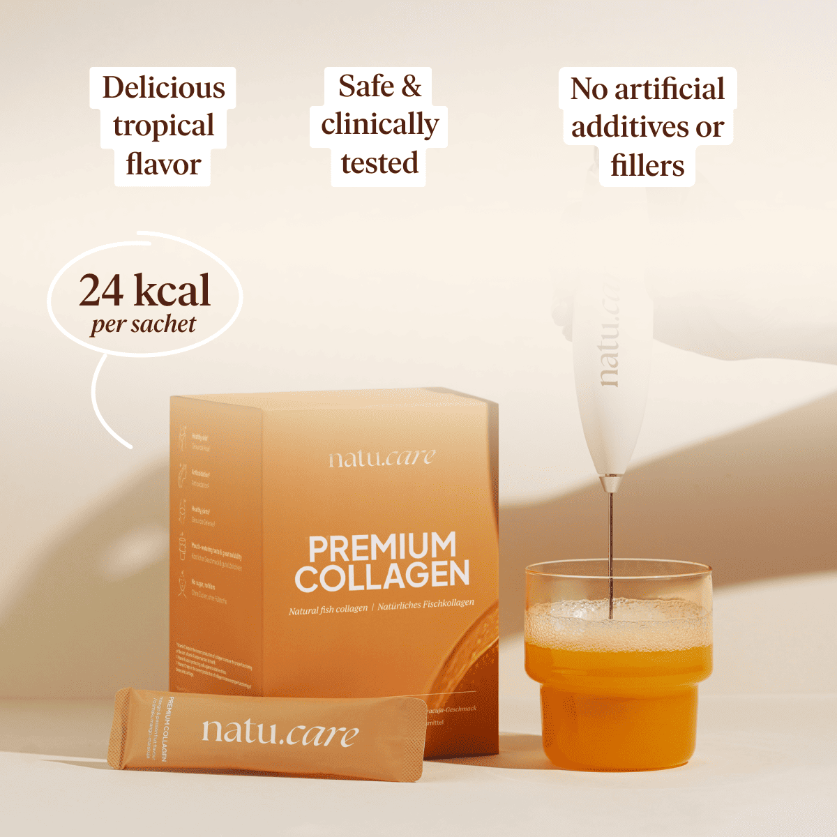 Premium Collagen Beauty 5000 mg, Mango-Passionsfrucht