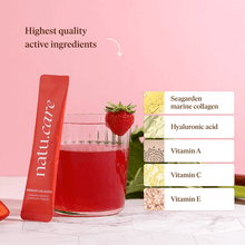 Premium Collagen Beauty 5000 mg, Strawberry-Rhubarb
