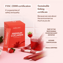 Premium Collagen Beauty 5000 mg, Strawberry-Rhubarb