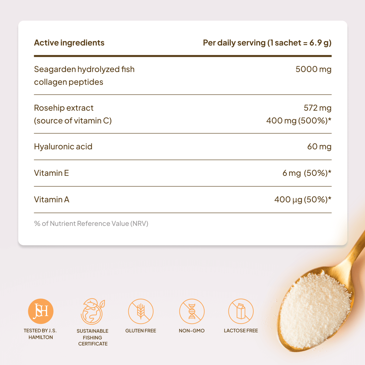 Premium Collagen Beauty 5000 mg, Blackberry: tester 3 sachets