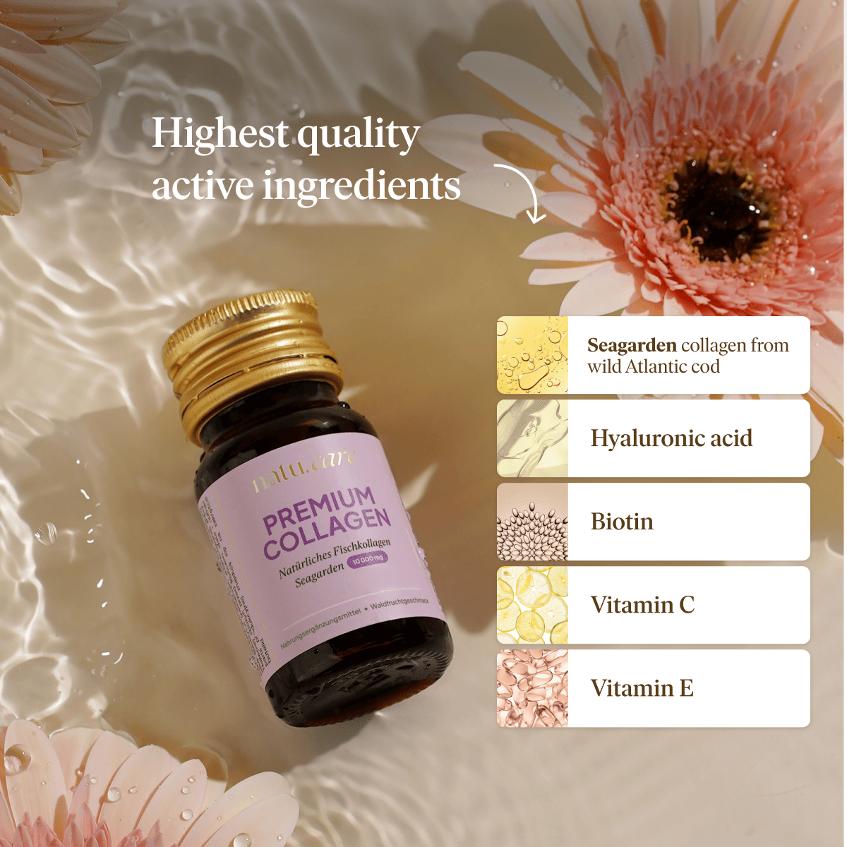 Premium Collagen Shot 10.000 mg, Waldfrucht (15 Shots)