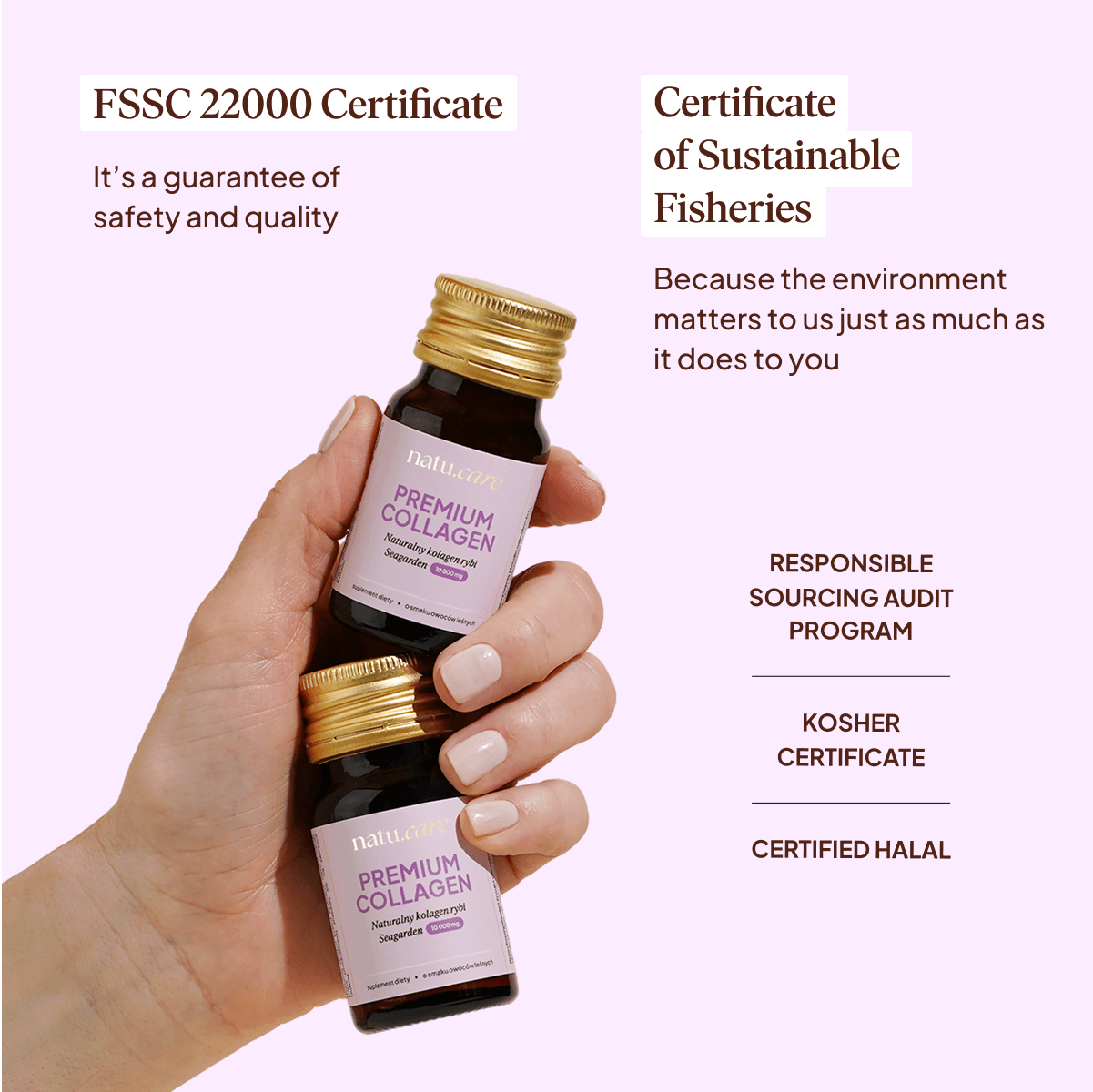 Premium Collagen Shot 10,000 mg, Forest Fruits (15 shots)