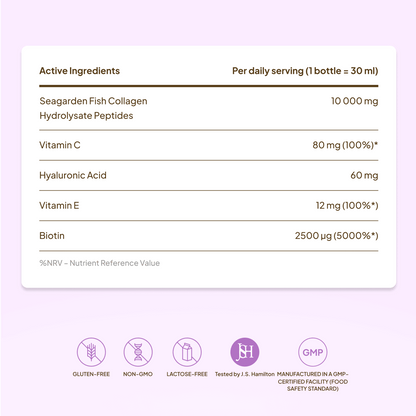 Premium Collagen Shot 10,000 mg, Forest Fruits (30 shots)