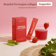 Premium Collagen Beauty 5000 mg, Fragola-Rabarbaro: 7 bustine