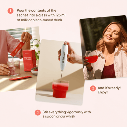 Premium Collagen Beauty 5000 mg, Strawberry-Rhubarb: 7 sachets