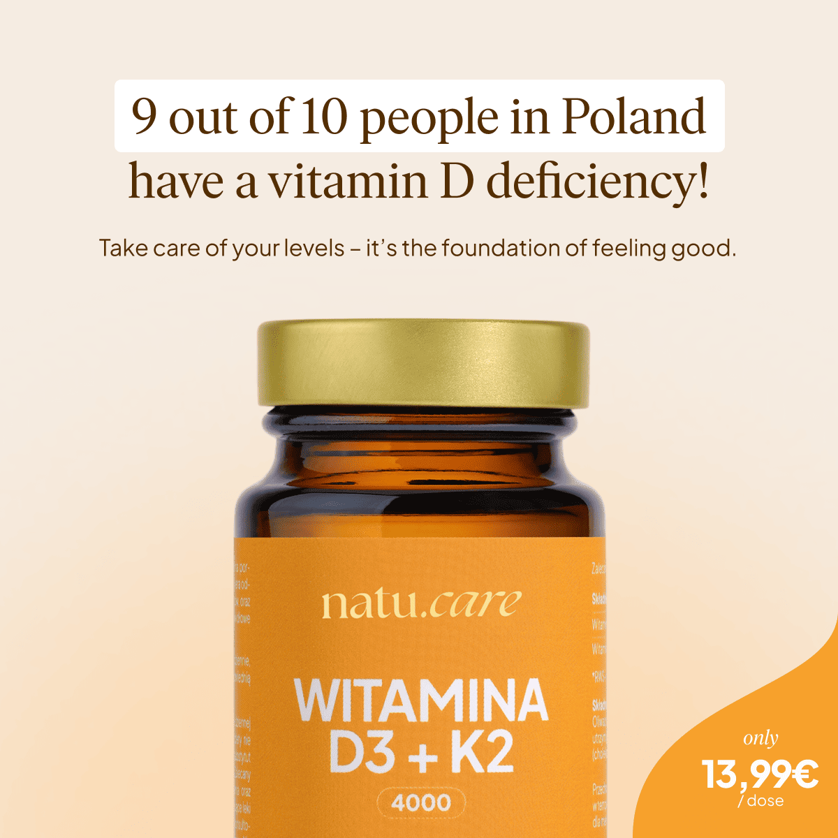 Vitamina D3 4000 UI + K2 MK-7