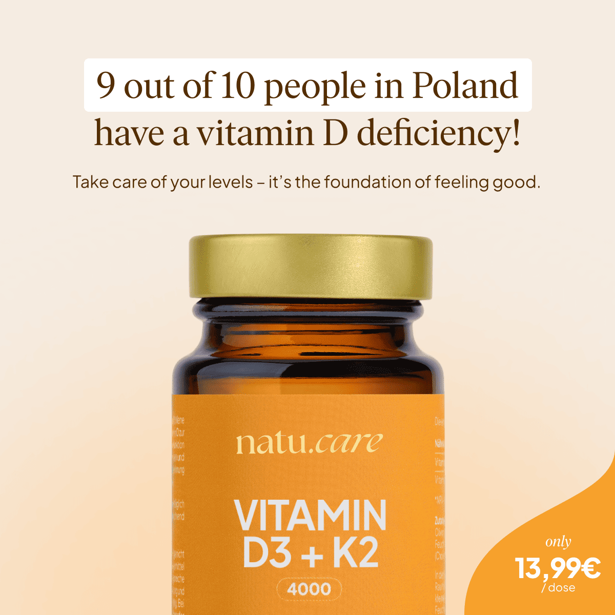 Vitamin D3 4000 IU + K2 MK-7