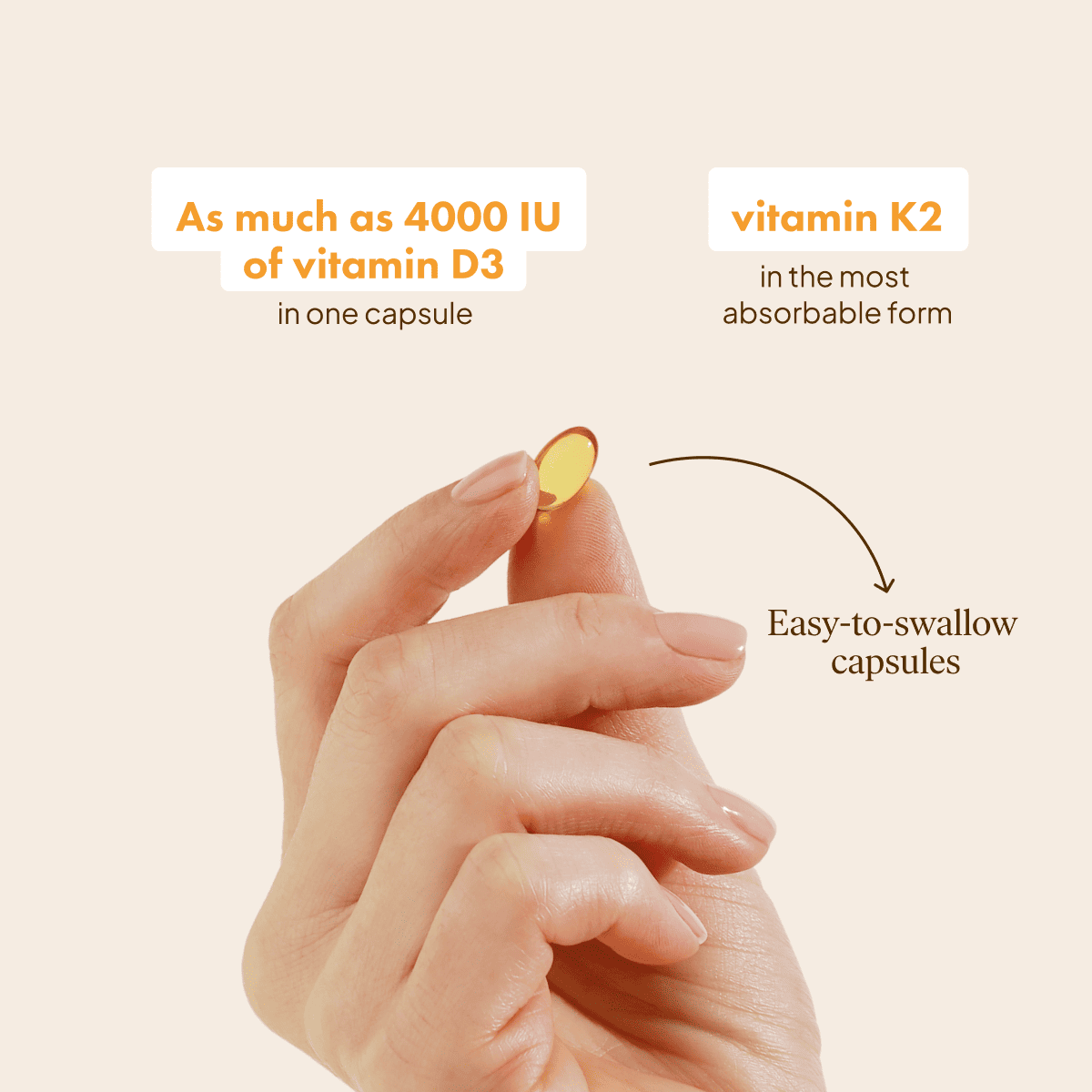 Vitamin D3 4000 IU + K2 MK-7