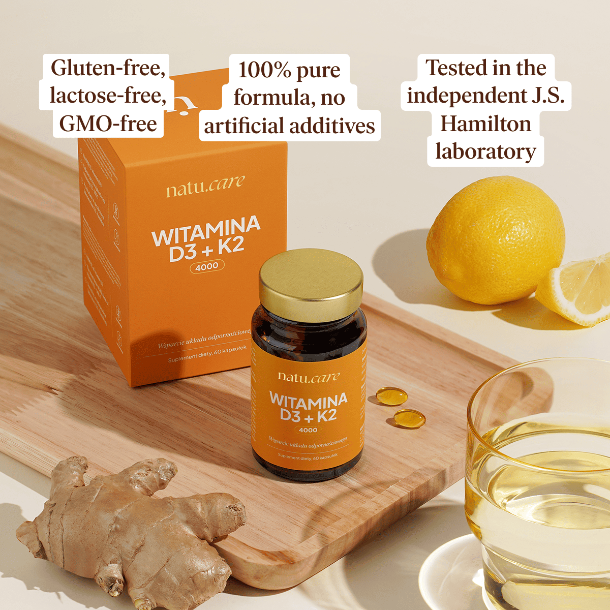 Vitamina D3 4000 UI + K2 MK-7