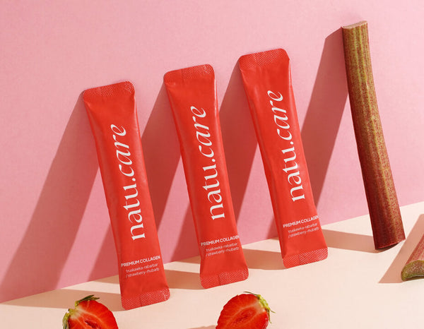 Premium Collagen Beauty 5000 mg, Strawberry-Rhubarb: tester 3 sachets
