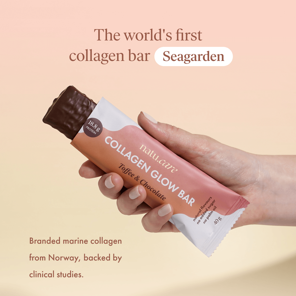 Collagen Glow Bar – toffee protein bar