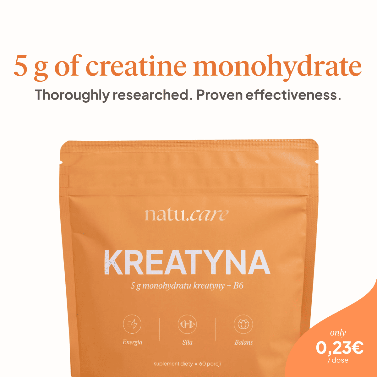 Creatine+B6, mango–passion fruit