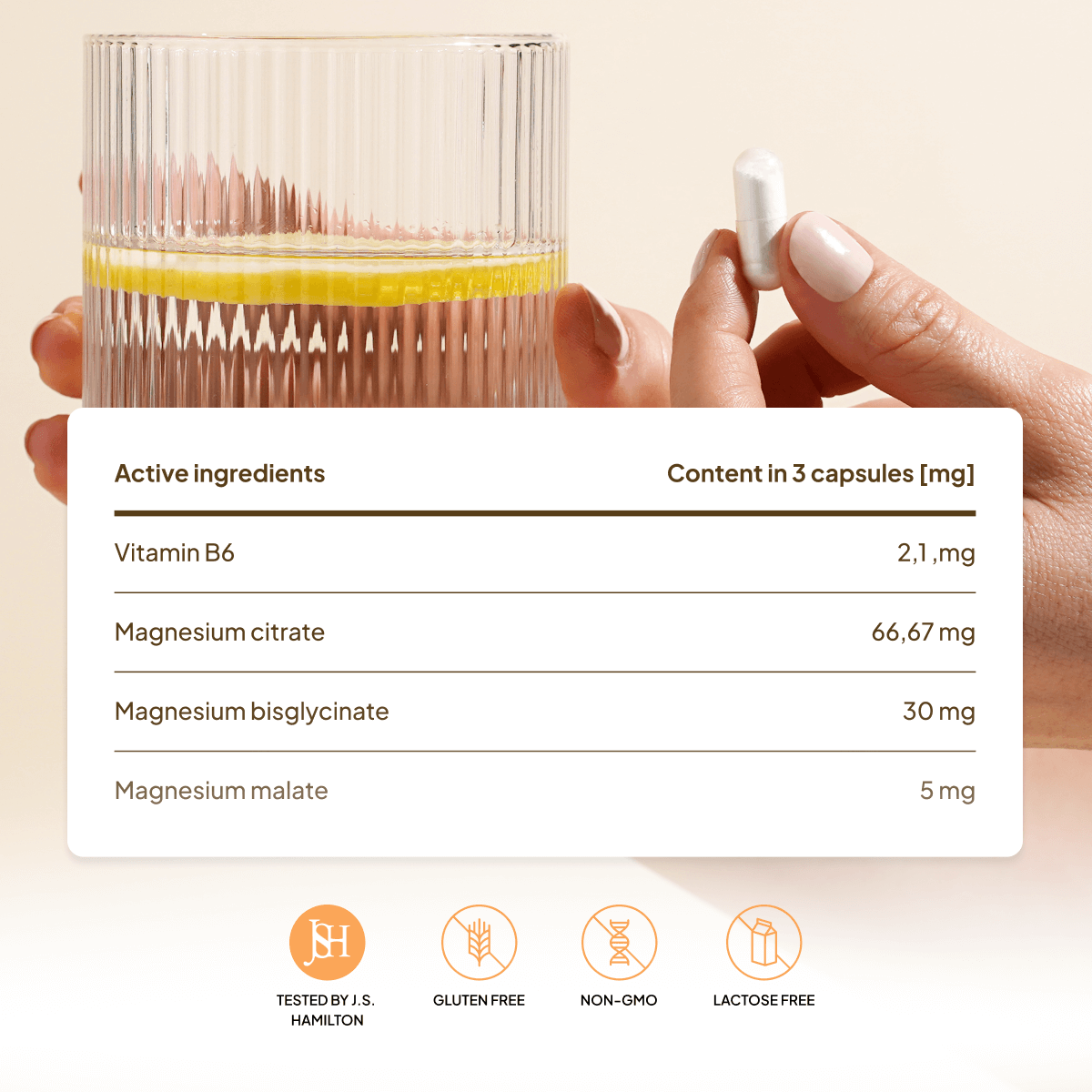 Premium Magnesium + Vitamin B6