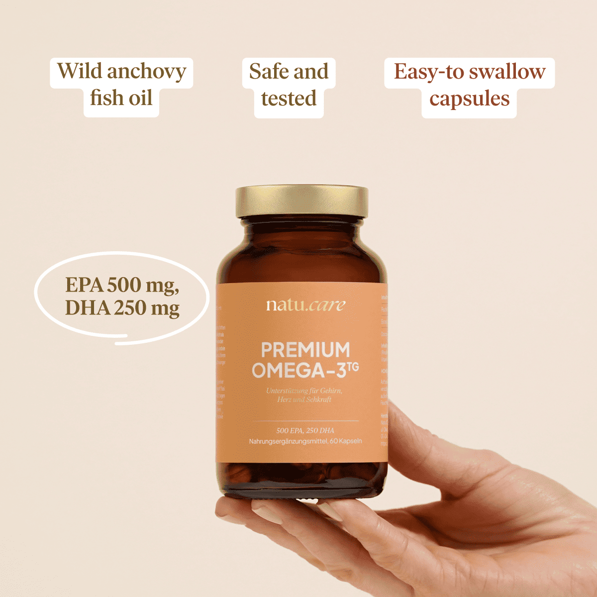 Premium Omega 3 TG 750 mg