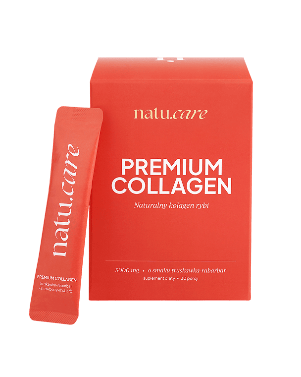 Premium Collagen Beauty 5000 mg, Strawberry-Rhubarb