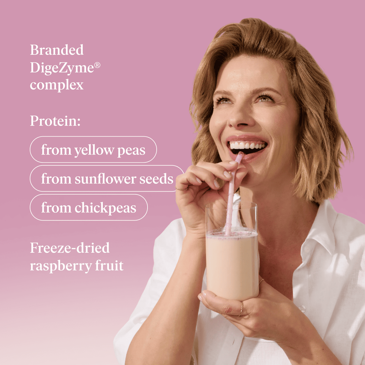 Vegan Protein, White Chocolate Raspberry